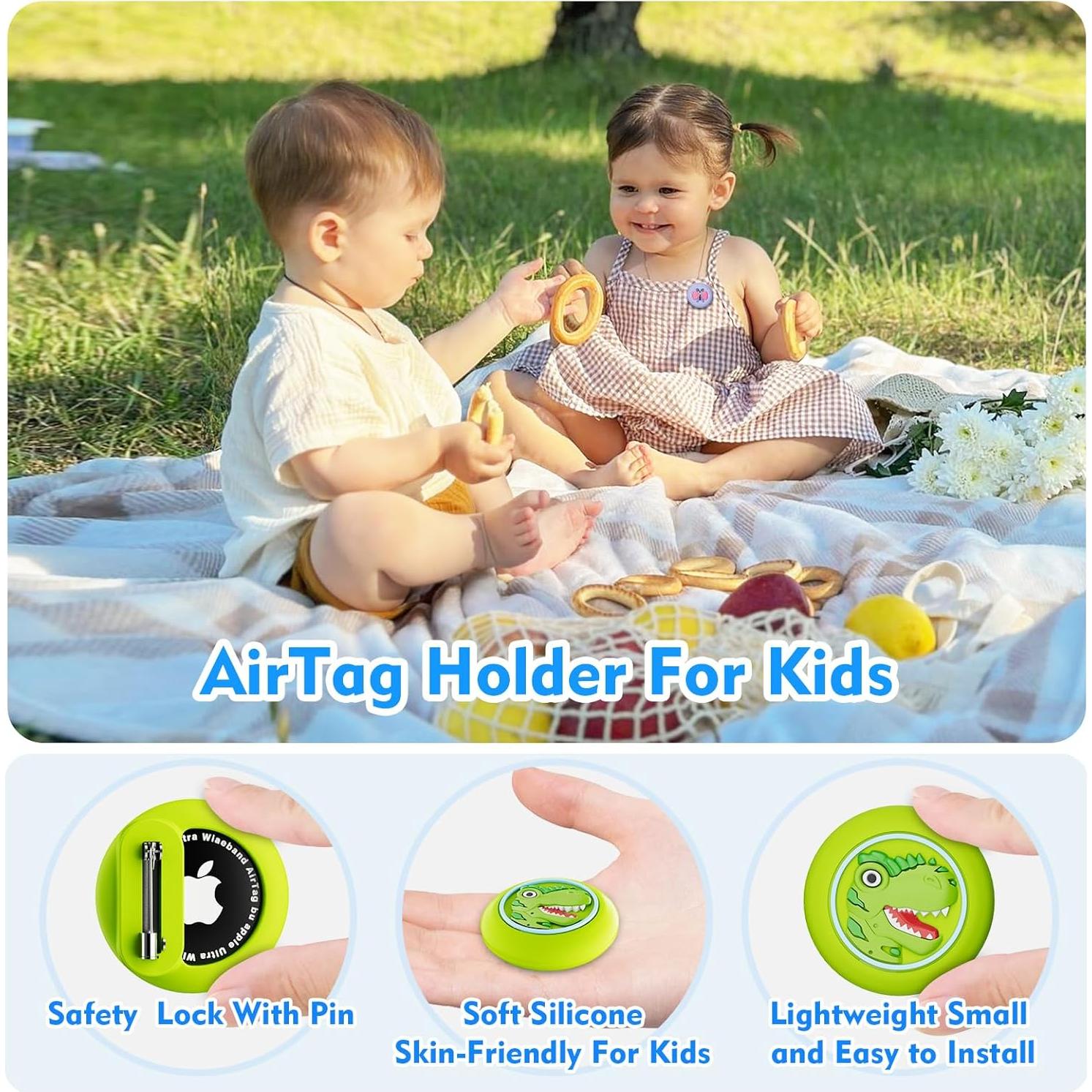 Funda Oculta para AirTag Apple 4 Pack Niños Caricatura