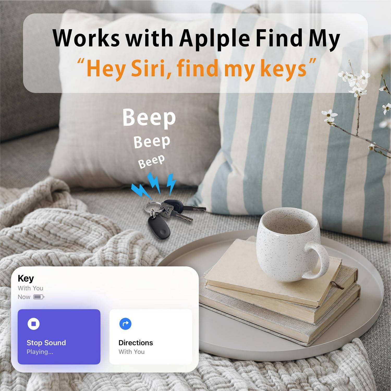 Rastreador GPS Bluetooth Bestray Negro IPX7 para Llaves y Equipaje