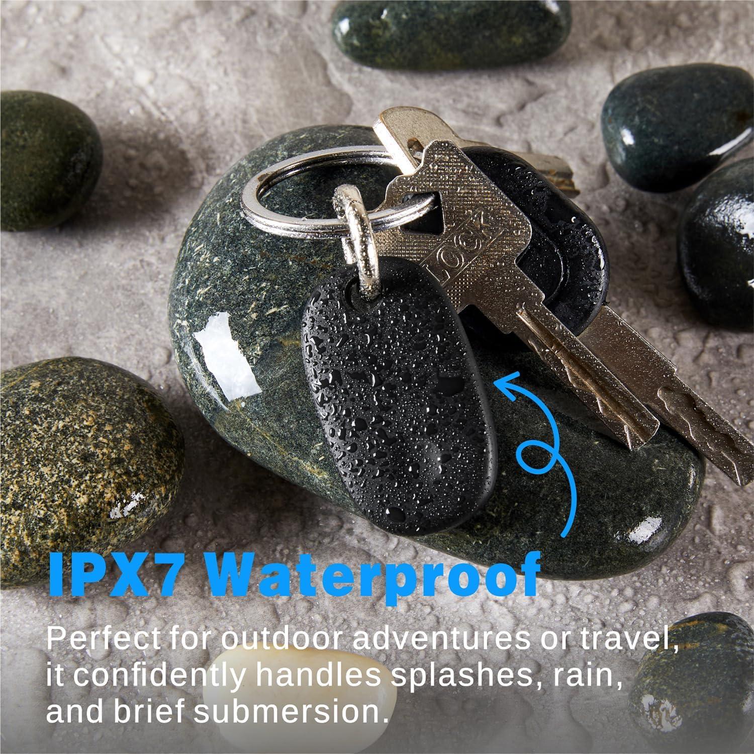 Rastreador GPS Bluetooth Bestray Negro IPX7 para Llaves y Equipaje