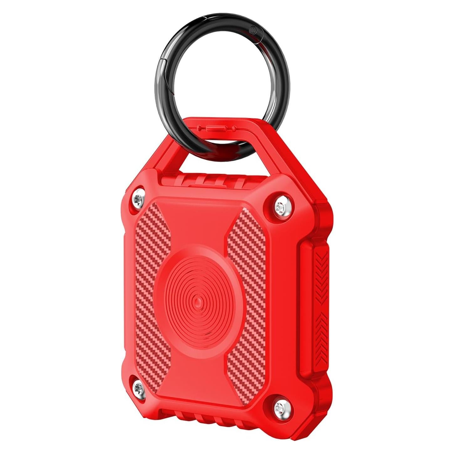 Funda Protectora para AirTag Sichy Rojo - Impermeable y Duradera