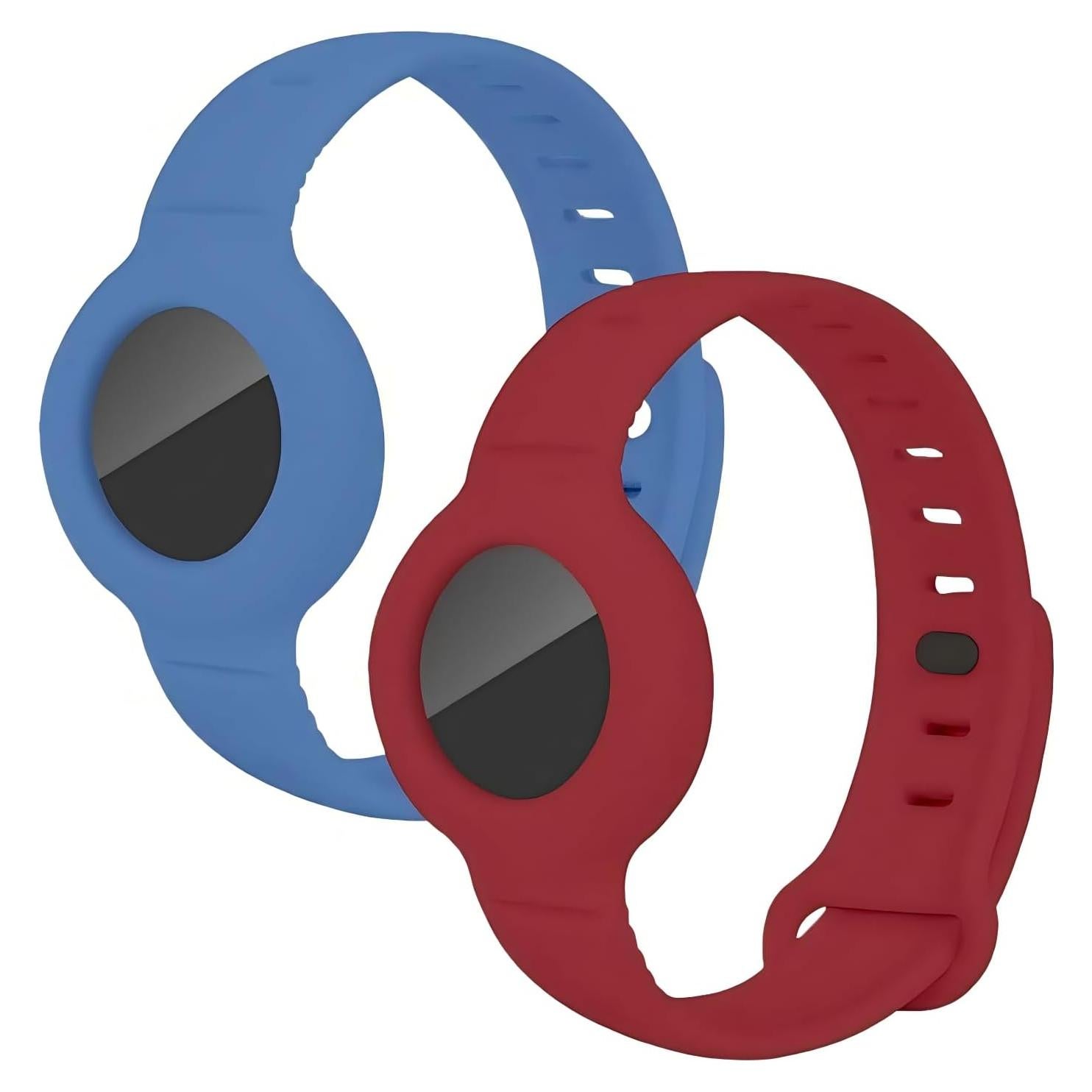 Banda Airtag para Niños ZMHAZHM - 2 Paquete Ajustable Silicona