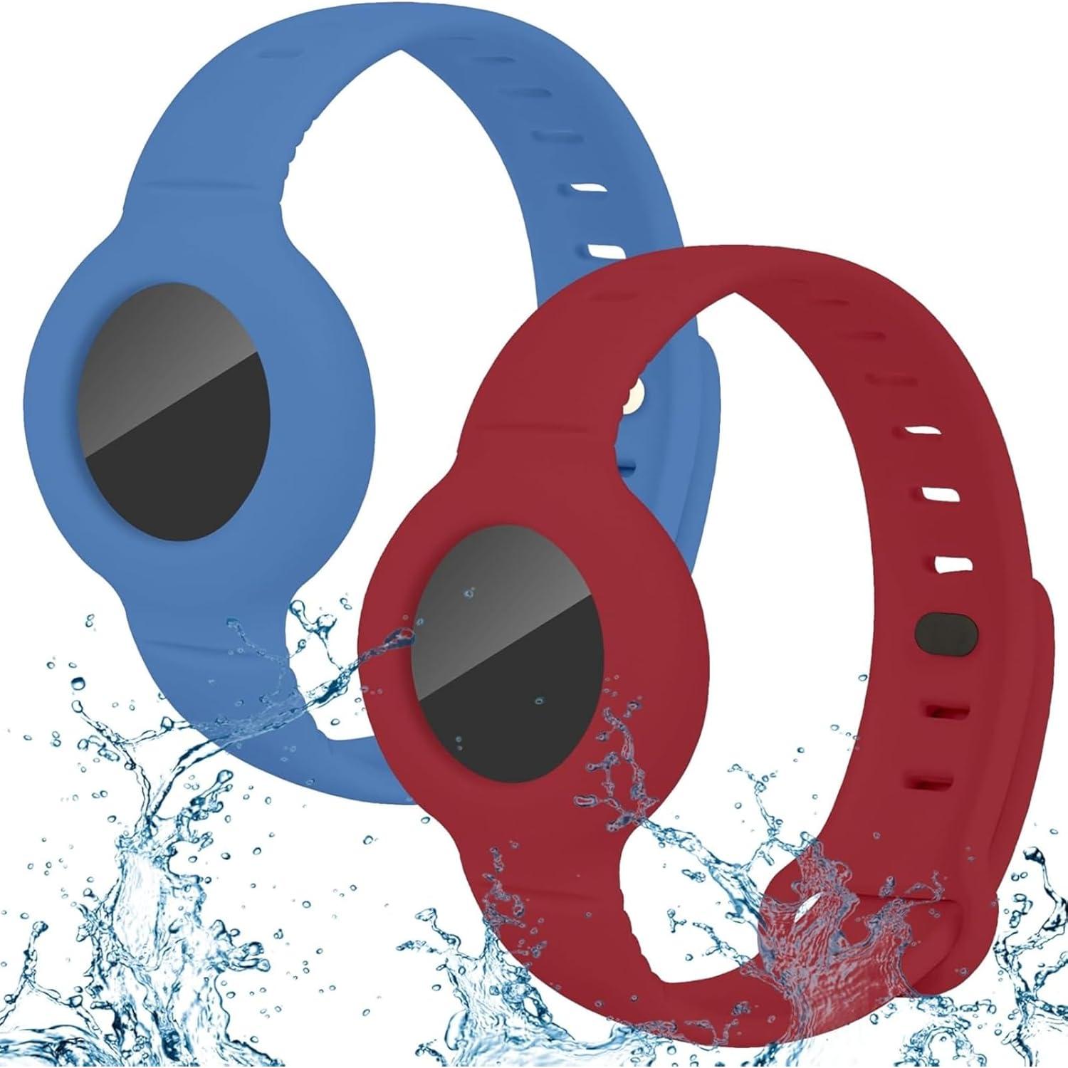 Banda Airtag para Niños ZMHAZHM - 2 Paquete Ajustable Silicona