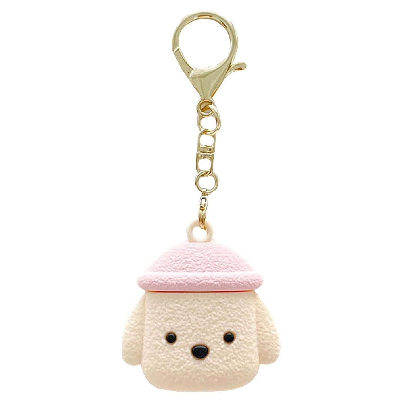 Cubierta de Silicona Rertnocnf para Airtags Perro Rosa