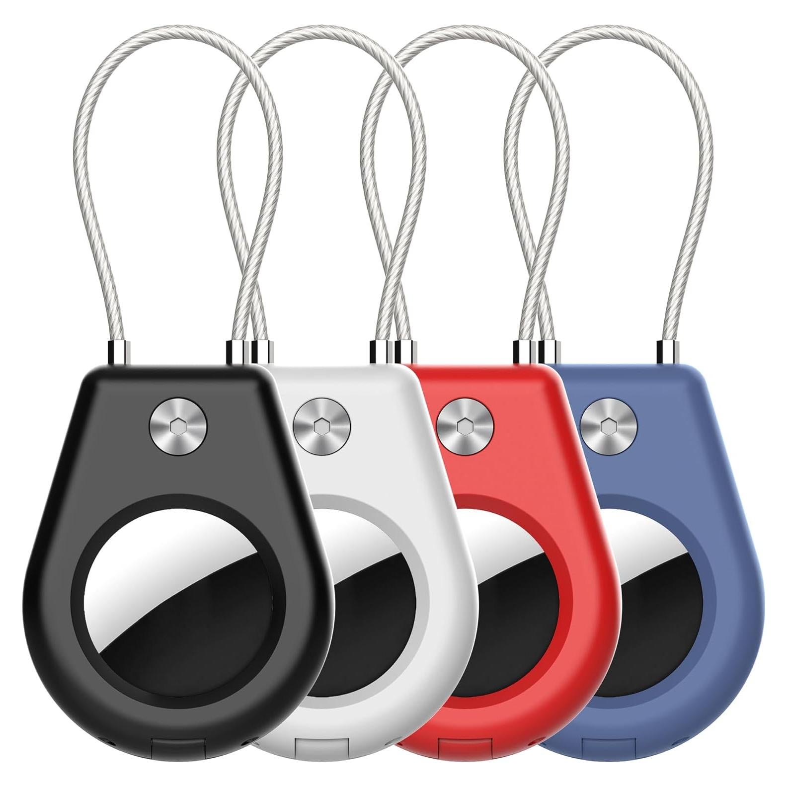 Soporte Seguro para AirTag SkyArmor - 4 Piezas, Color Variado