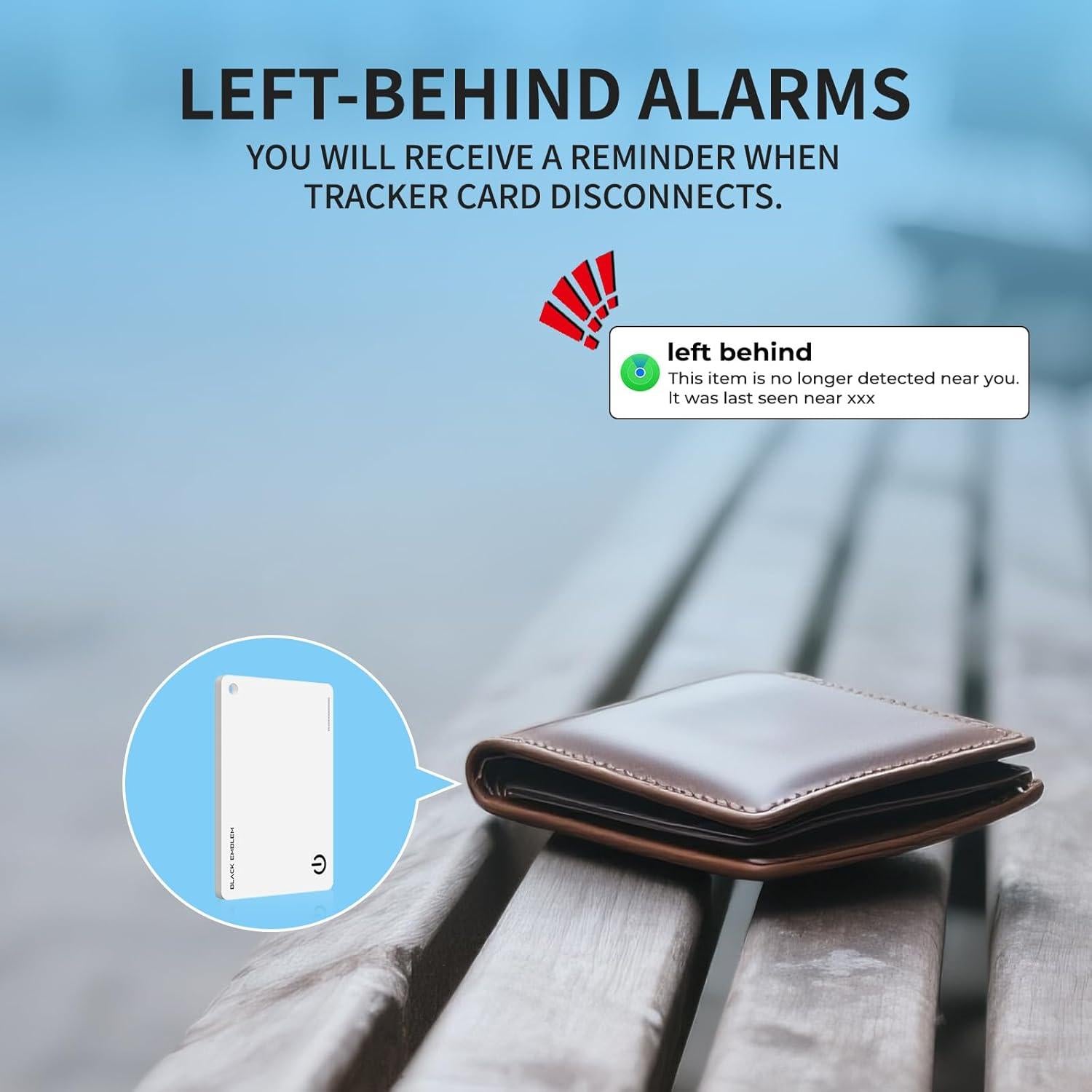 Rastreador Bluetooth Recargable BlackEmblem H para iOS