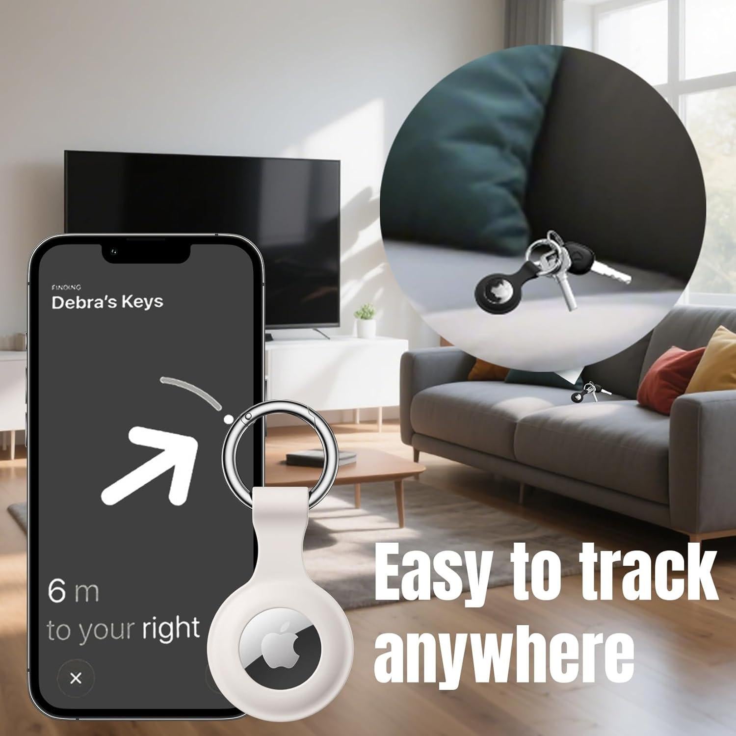 Funda Silicona Impermeable Beydoa para Apple AirTag - 4 Colores