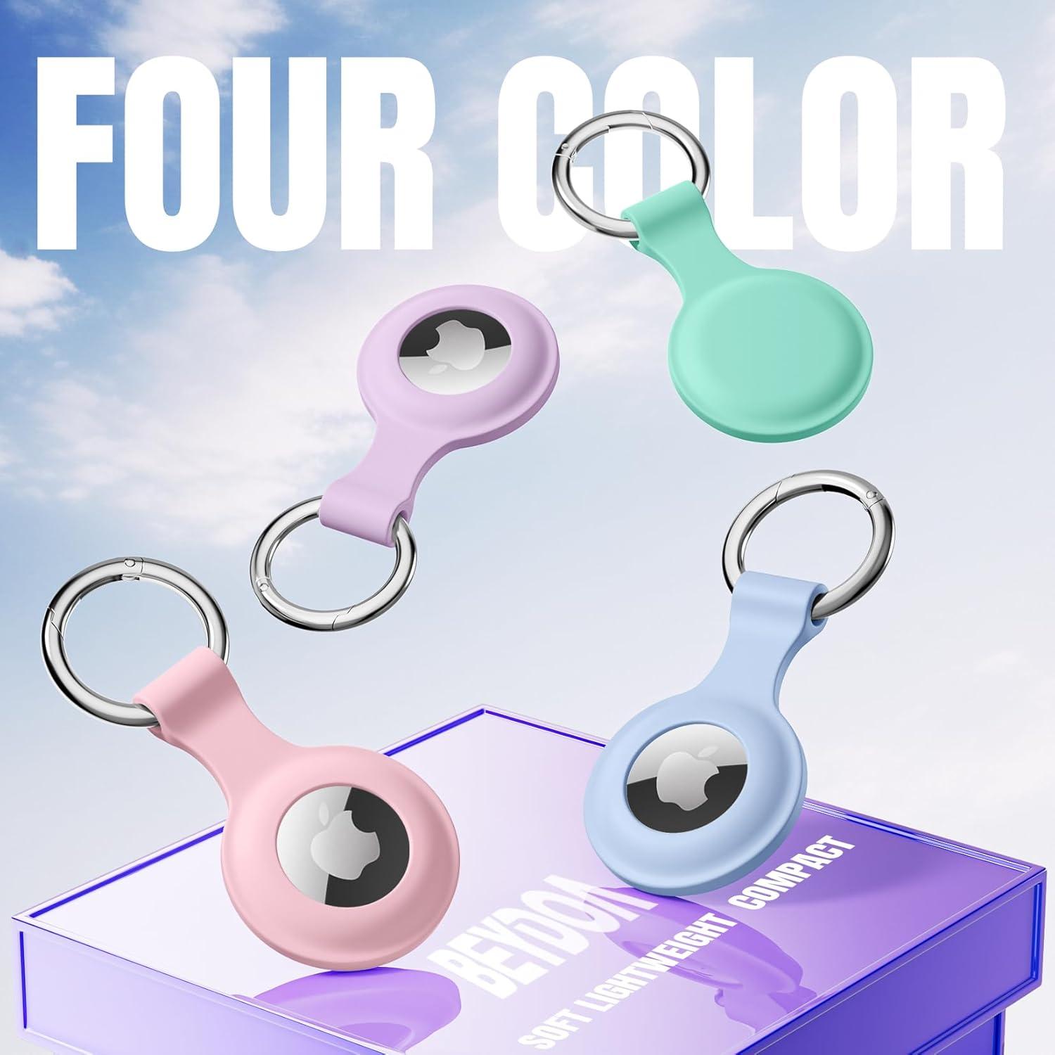 Funda Silicona Impermeable Beydoa para Apple AirTag - 4 Colores