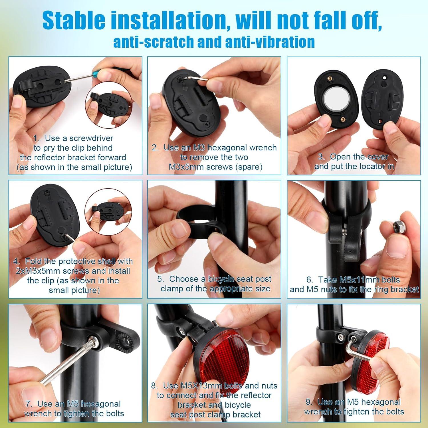 Soporte Oculto para Bicicleta Gosknor con Airtag - 63.9x44mm