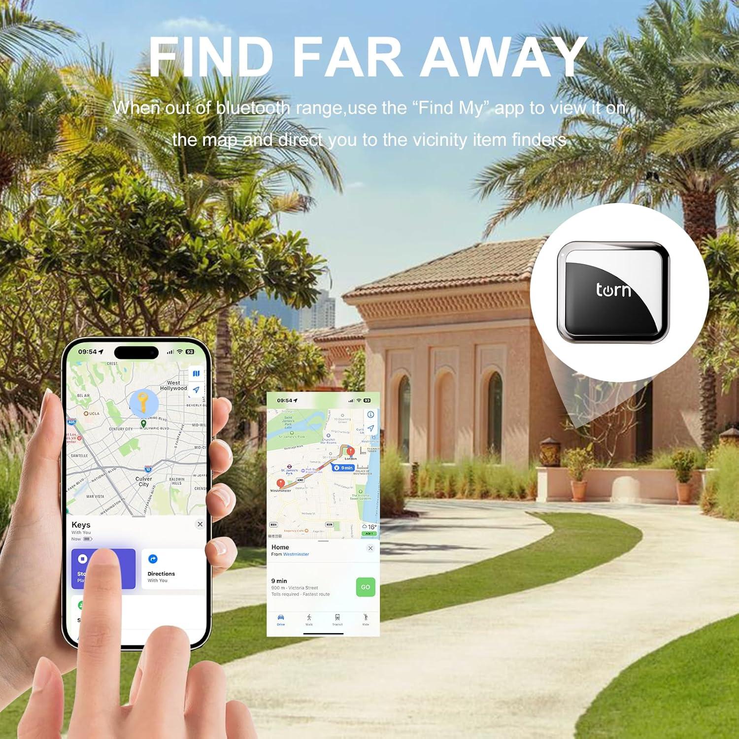 Rastreador GPS SmartLB para iOS - Etiqueta Anti-Pérdida 2 Pack