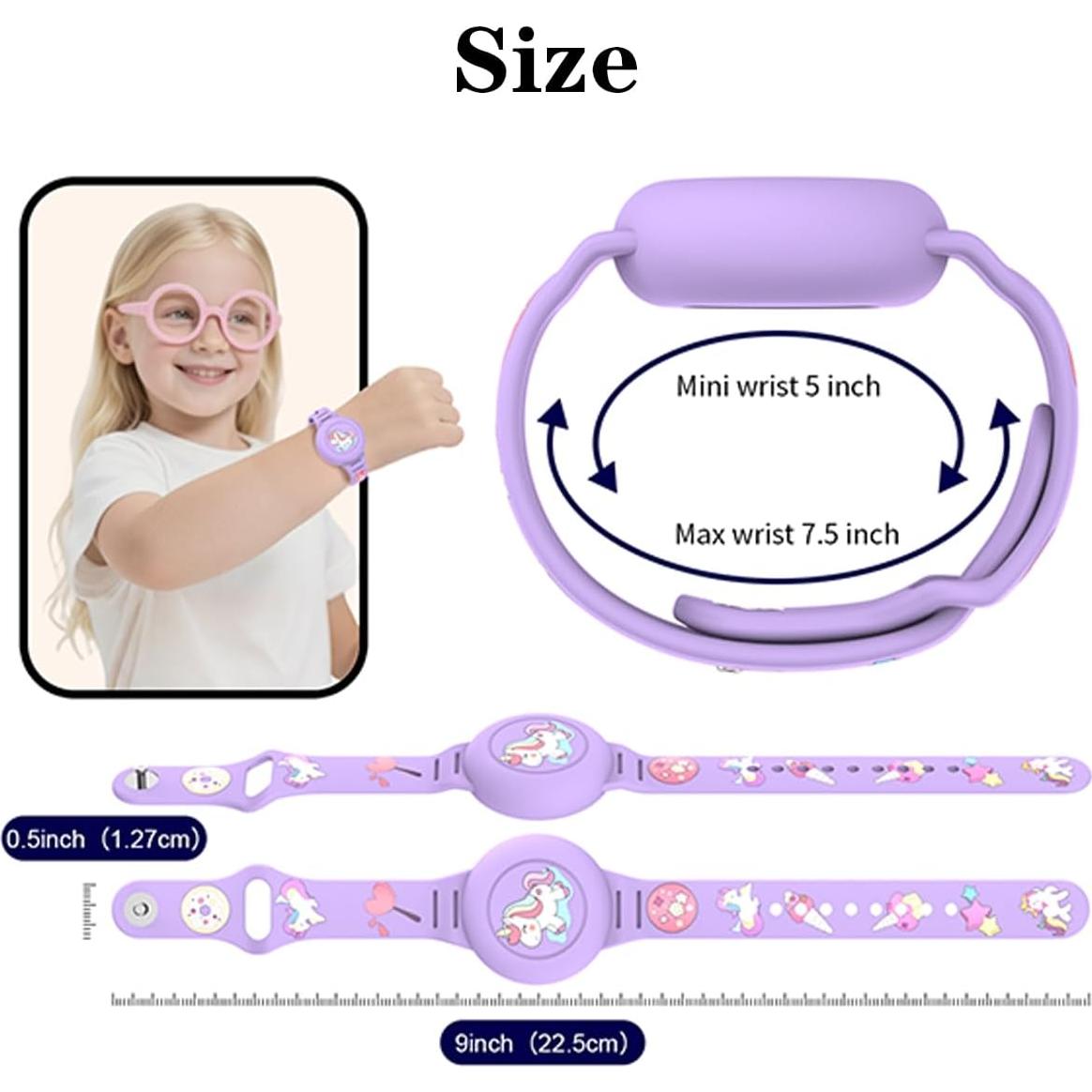 Pulsera Impermeable DDDWJK para AirTag Niños - Color Tiburón