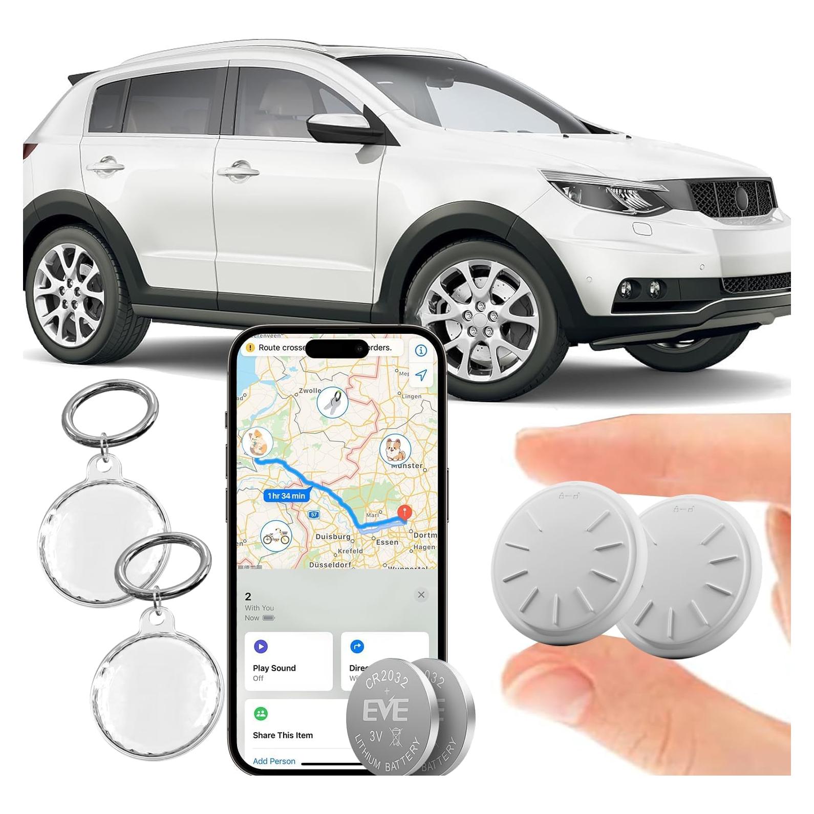 Tracker GPS ZITTZ 2 Pack Impermeable para iOS - Llaves y Equipaje