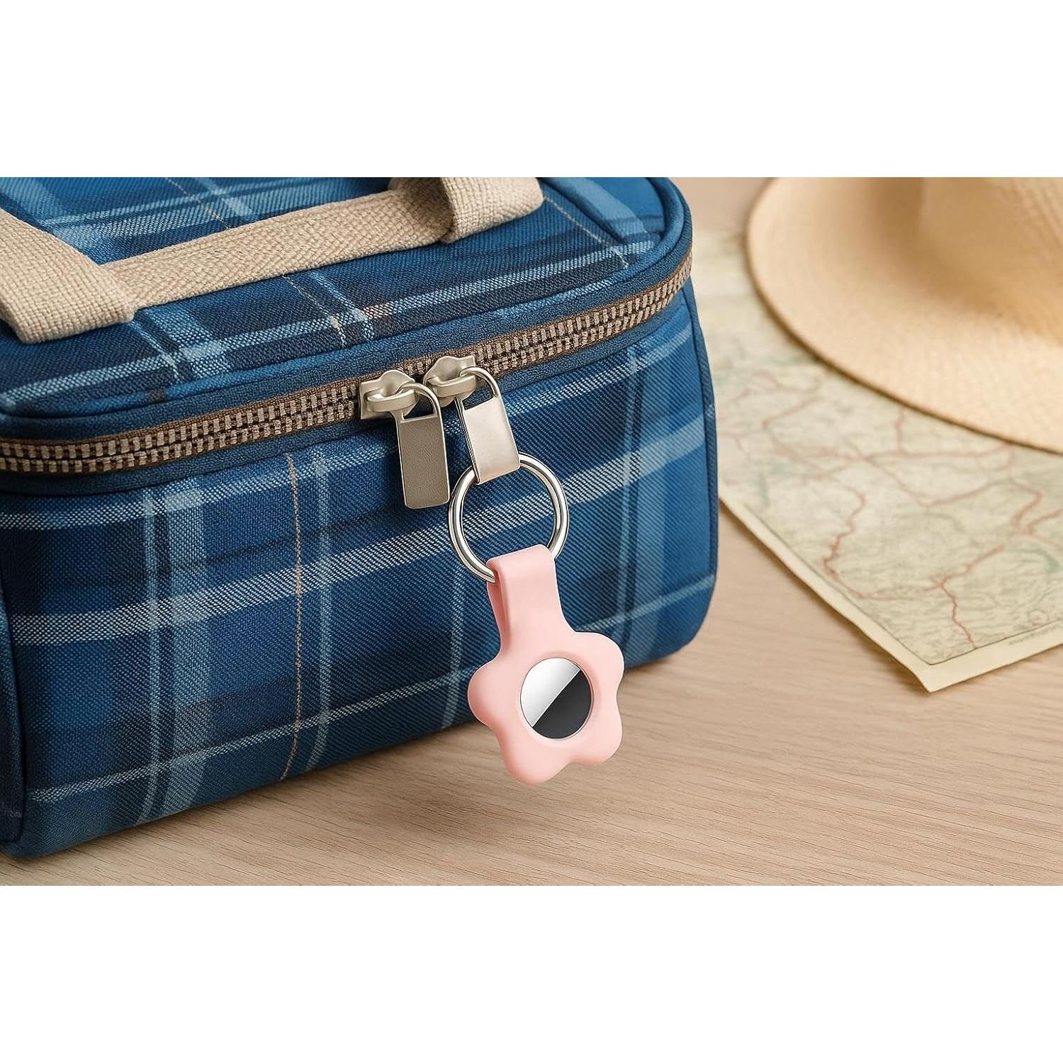 Soporte de Silicona para Rastreador Bluetooth GonzRise - Rosado