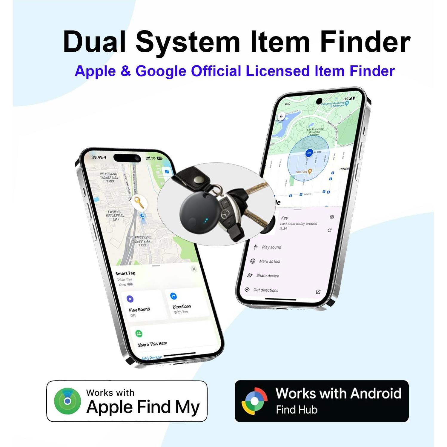 Etiqueta de Seguimiento Inteligente LEEGAKU - Doble Sistema iOS/Android