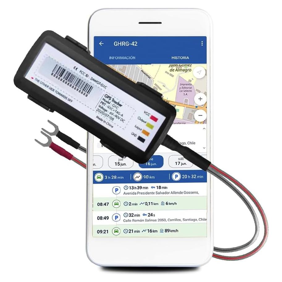 Rastreador GPS Oculto GPS7000 4G con 12 Meses de Servicio