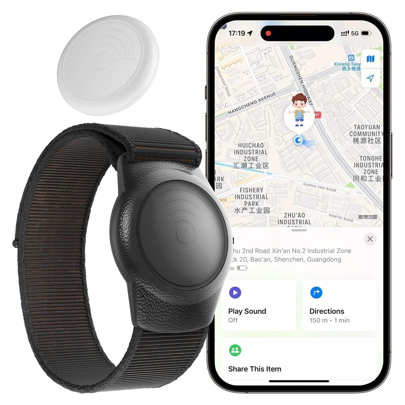 Rastreador GPS para Niños LAOLASEED, Impermeable, iOS