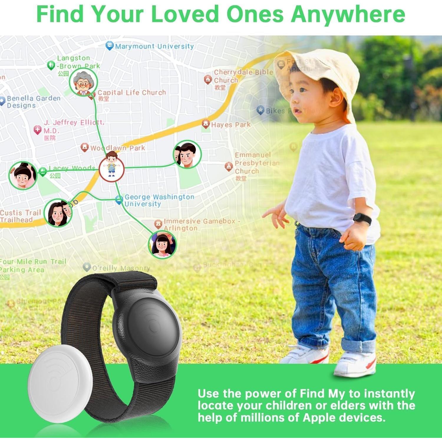 Rastreador GPS para Niños LAOLASEED, Impermeable, iOS