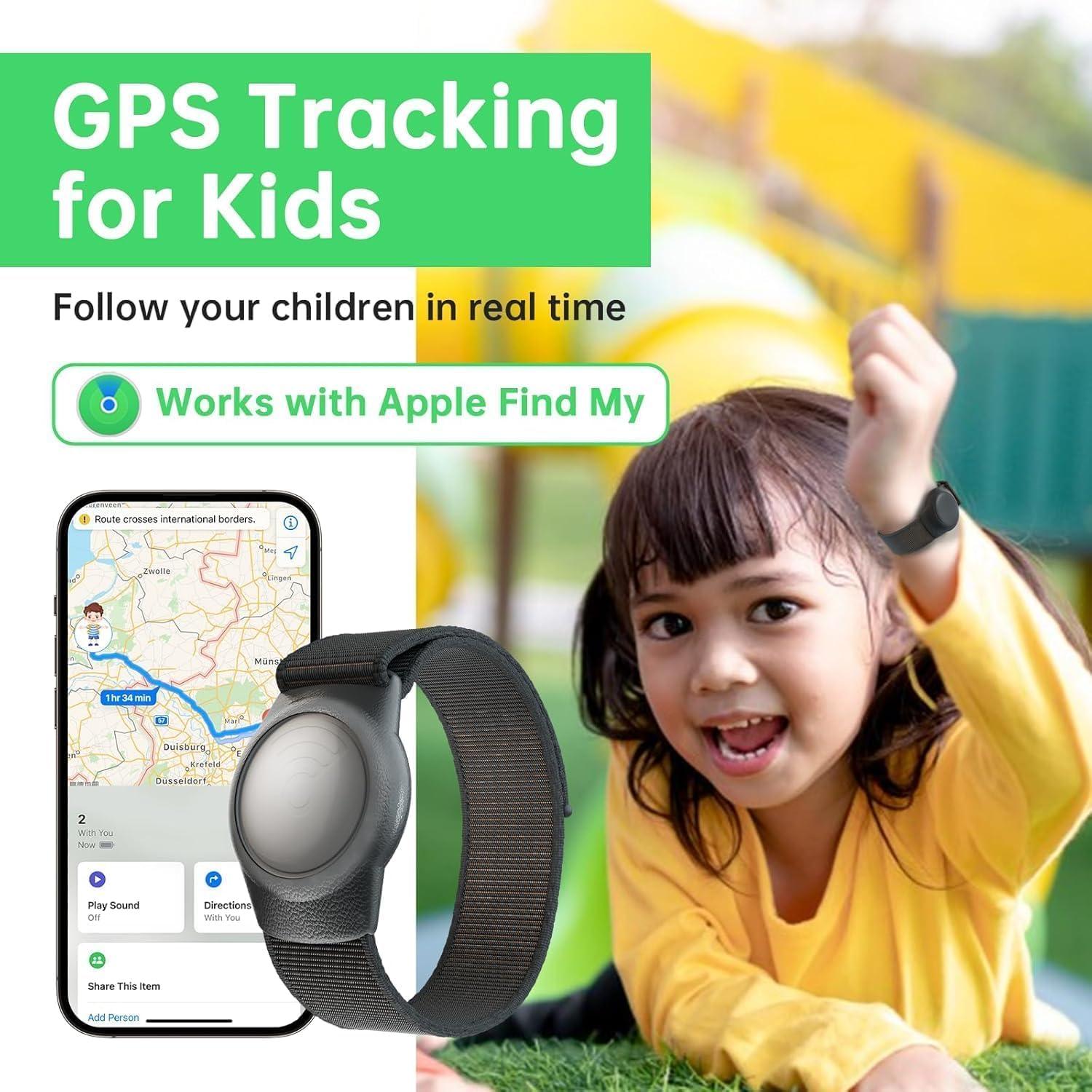 Rastreador GPS para Niños LAOLASEED, Impermeable, iOS
