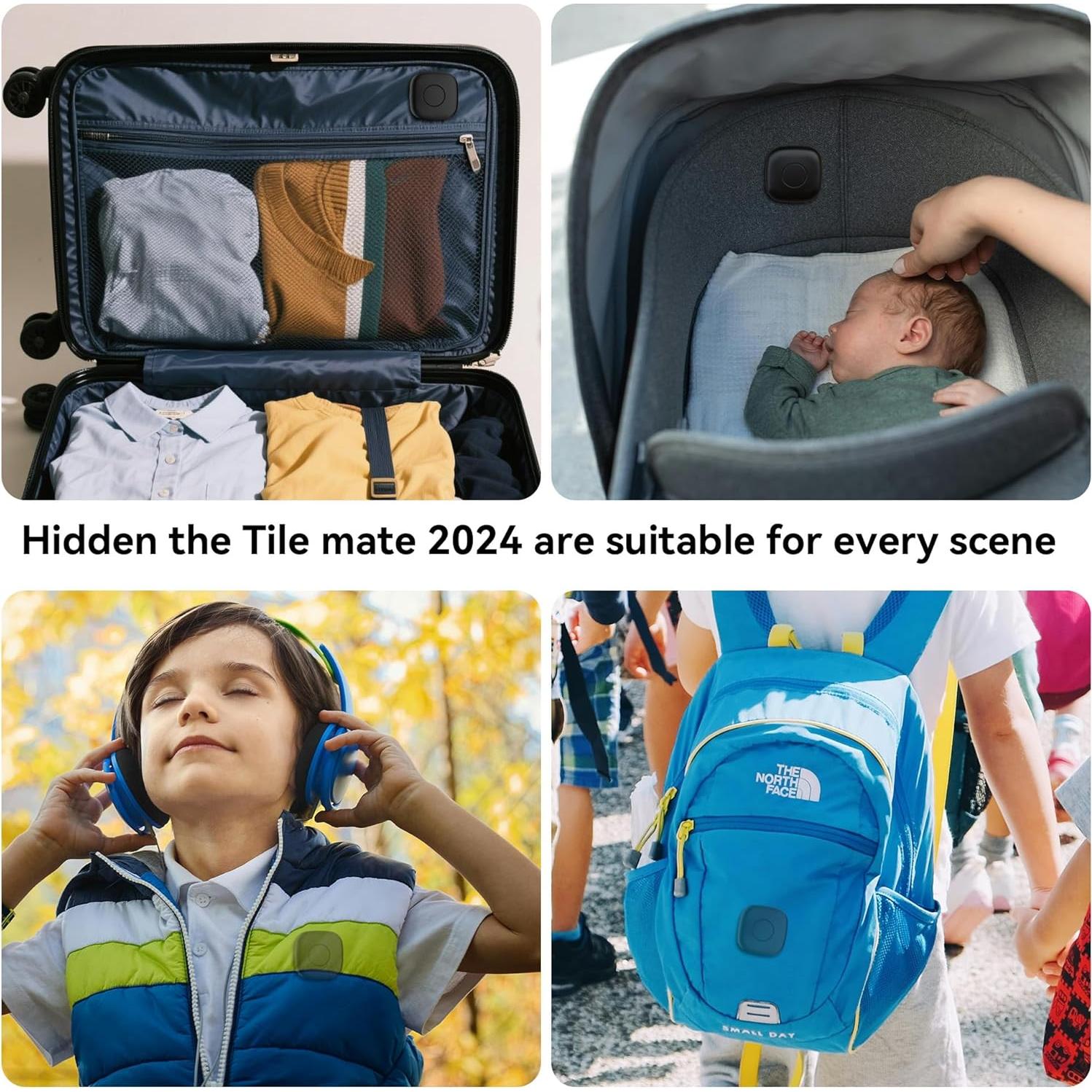 Funda de Silicona Impermeable SkyArmor para Tile Mate 2022/2024 - Negro/Azul