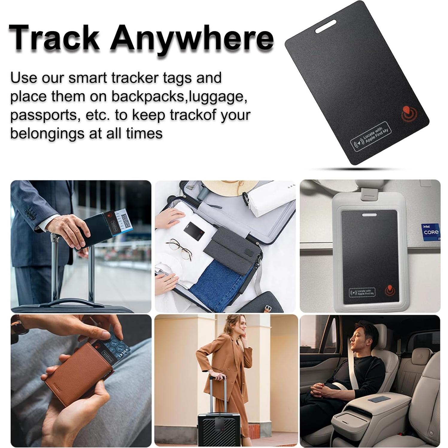 Rastreador de billetera Miritz para Apple Find My IP68