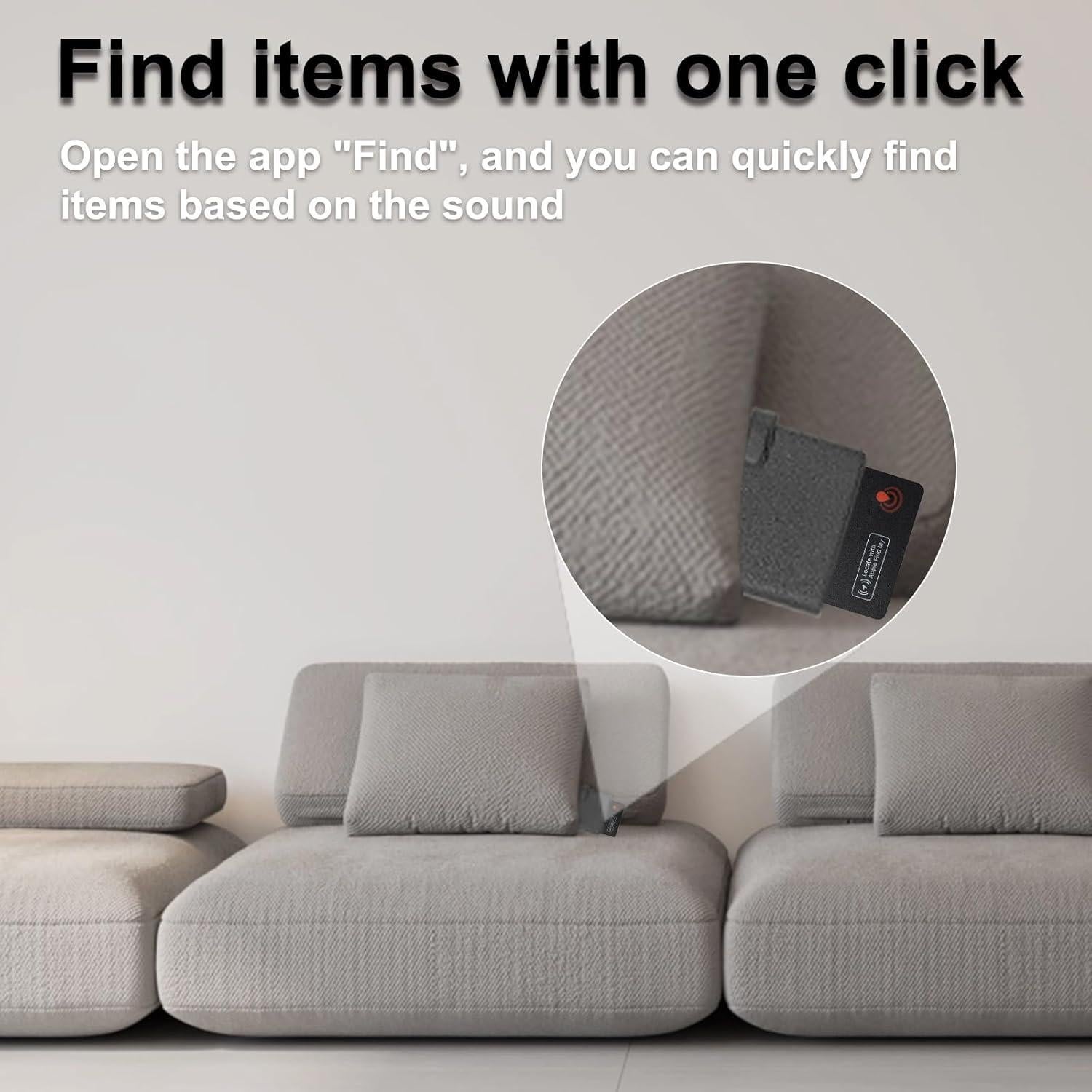 Rastreador de billetera Miritz para Apple Find My IP68