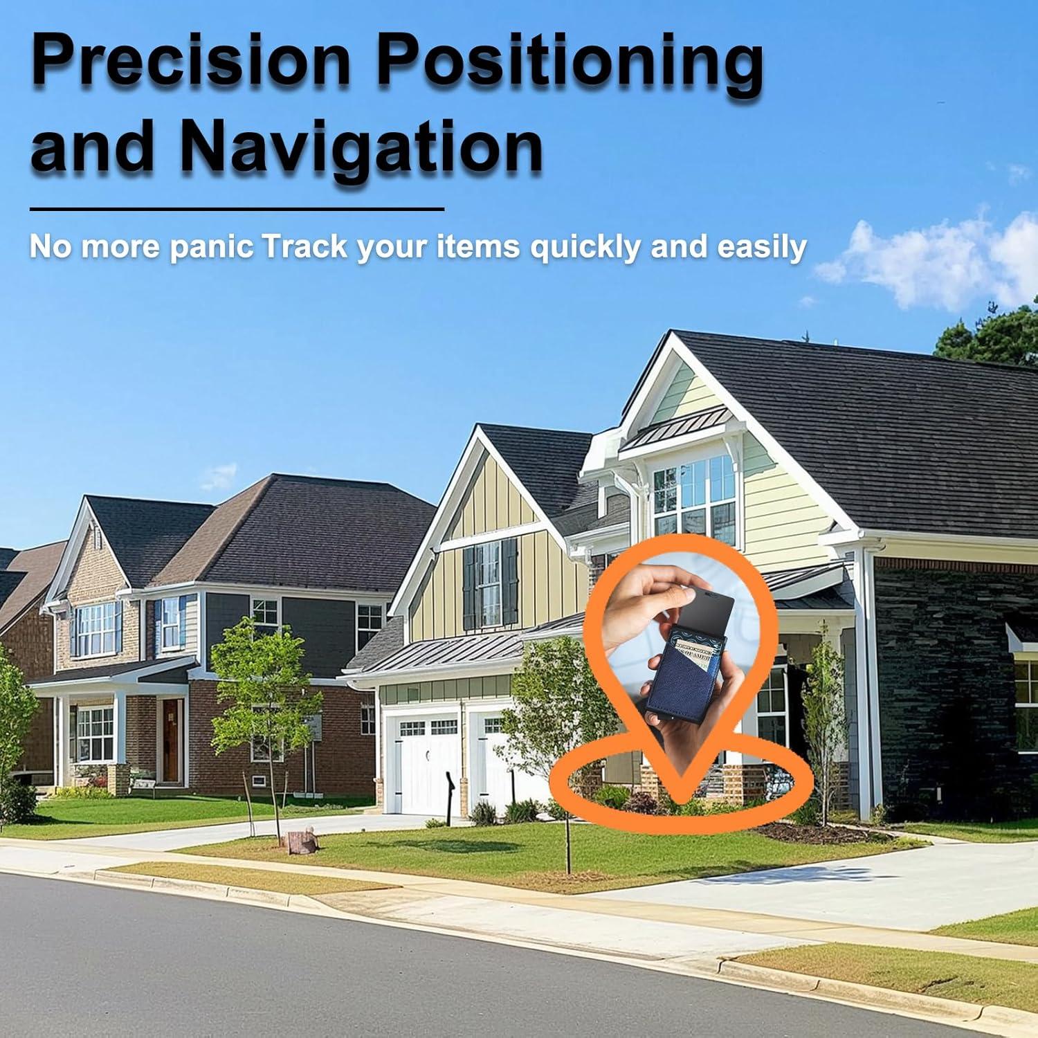 Rastreador de billetera Miritz para Apple Find My IP68