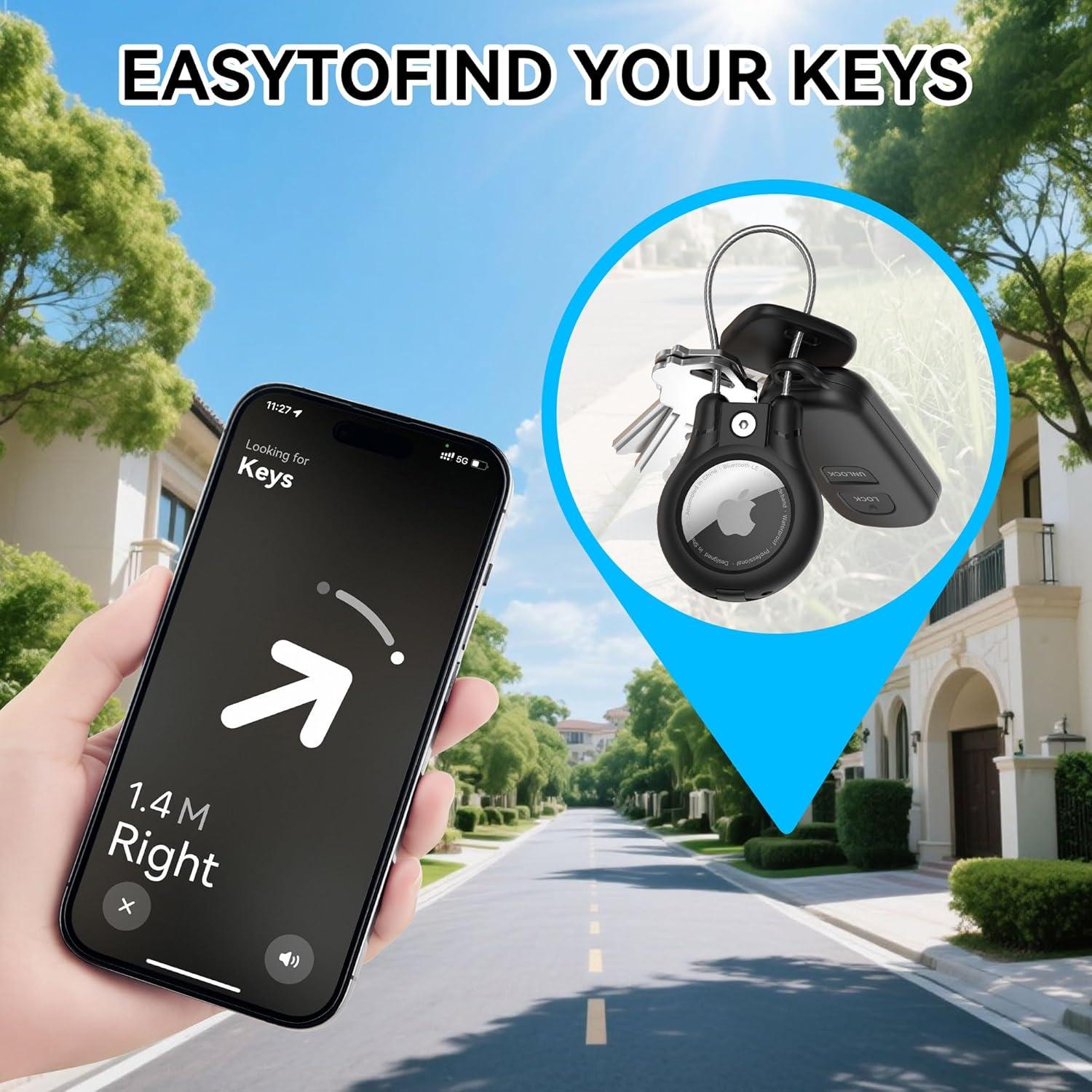 Estuche impermeable IPX8 para AirTag CITYMORE - Paquete de 4