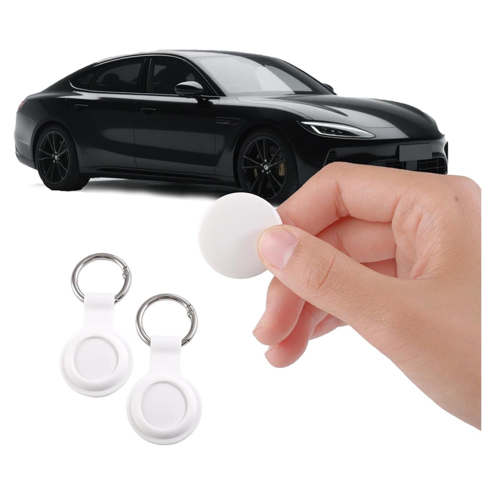 Paquete de 2 rastreadores GPS Aquilumen con llaveros - iOS