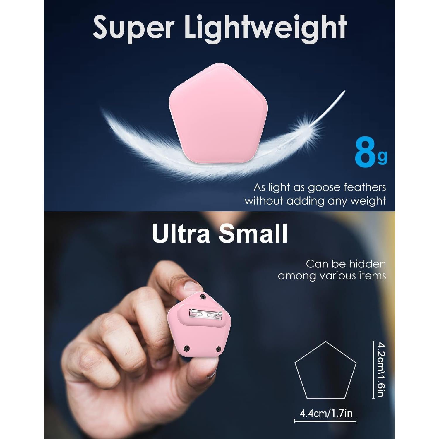 Soporte Oculto para AirTag Niños SCALLOP Impermeable IPX8