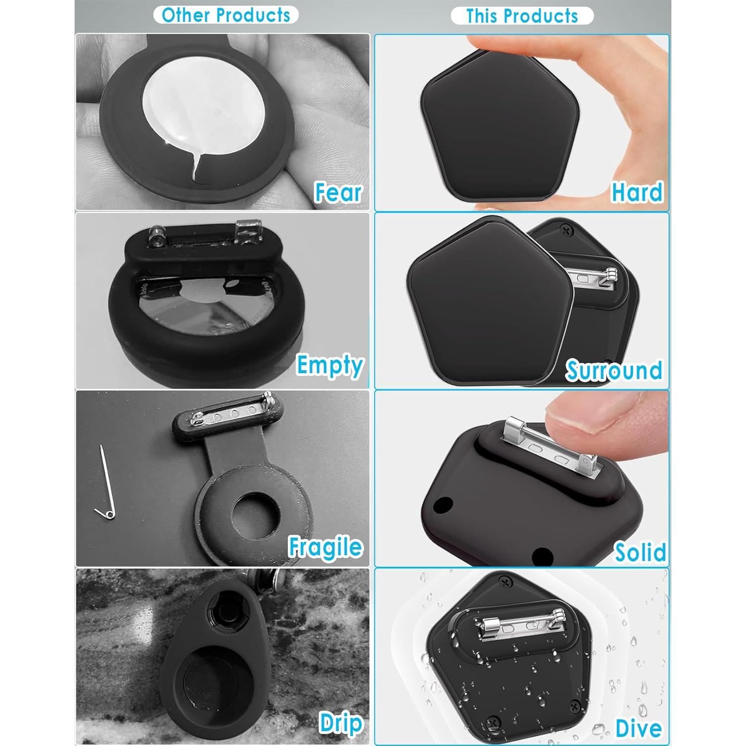 Soporte Oculto para AirTag Niños SCALLOP Impermeable IPX8