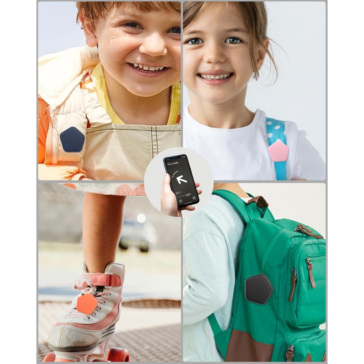 Soporte Oculto para AirTag Niños SCALLOP Impermeable IPX8