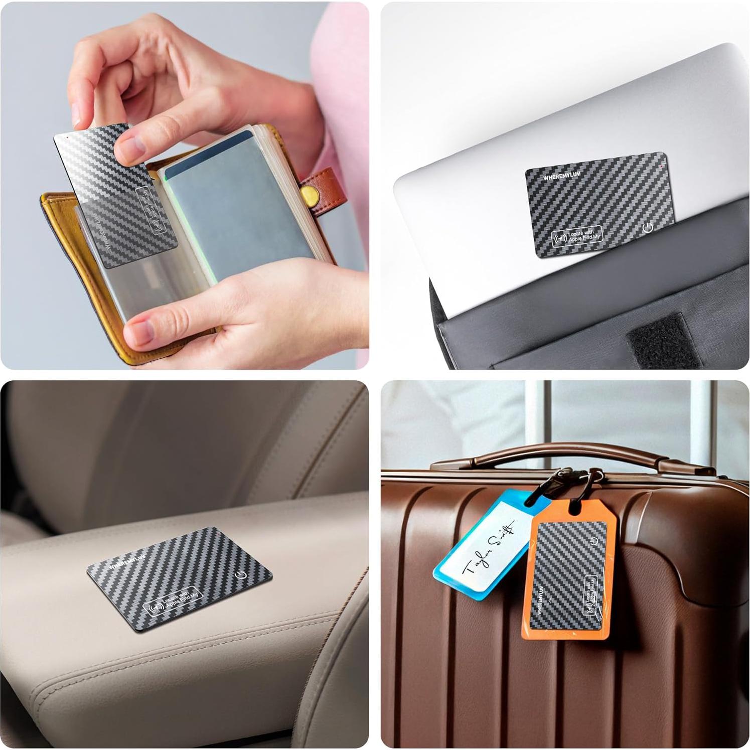 Localizador Bluetooth WHEREMYLUV Ultra Fino Recargable 100dB