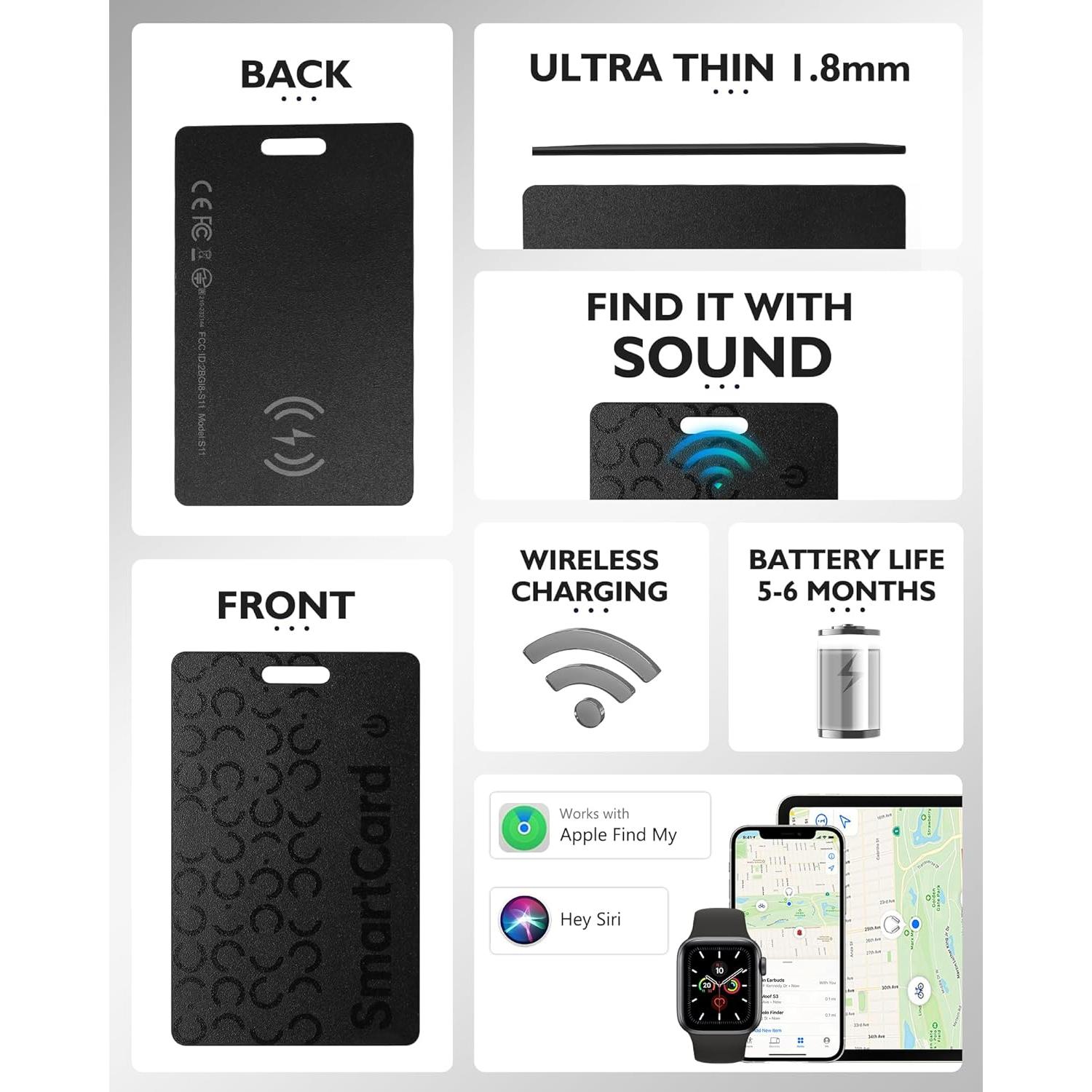 Tarjeta Rastreadora Bluetooth Midlocater S11 - IP68, iOS