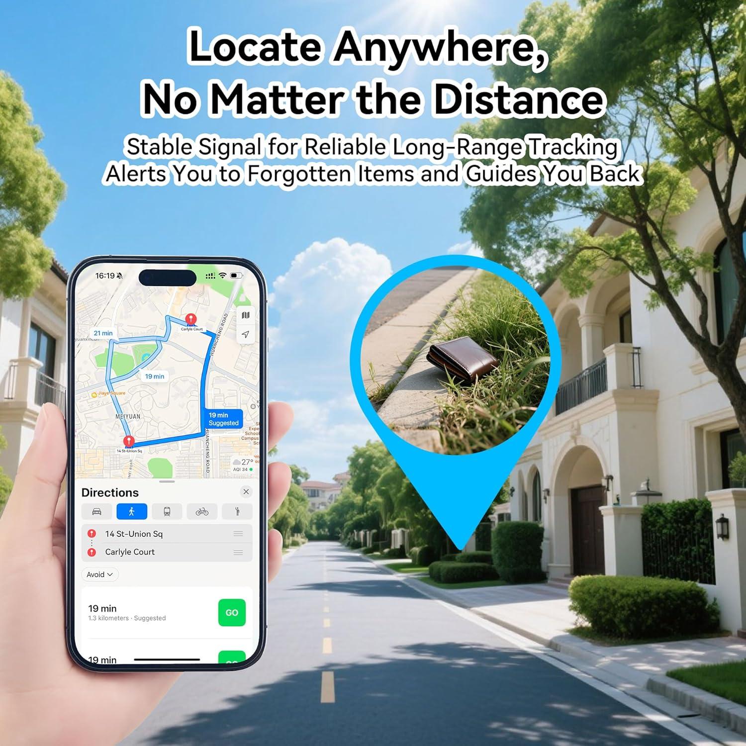 Rastreador Bluetooth CityMore para Cartera - Impermeable IP68