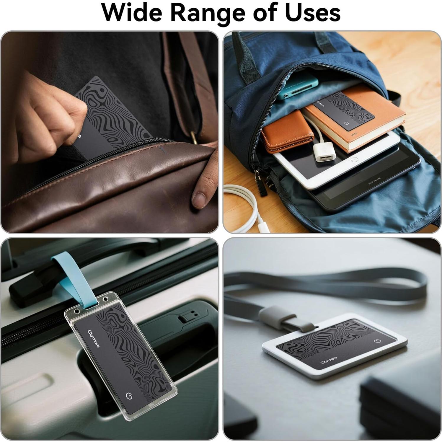 Rastreador Bluetooth CityMore para Cartera - Impermeable IP68