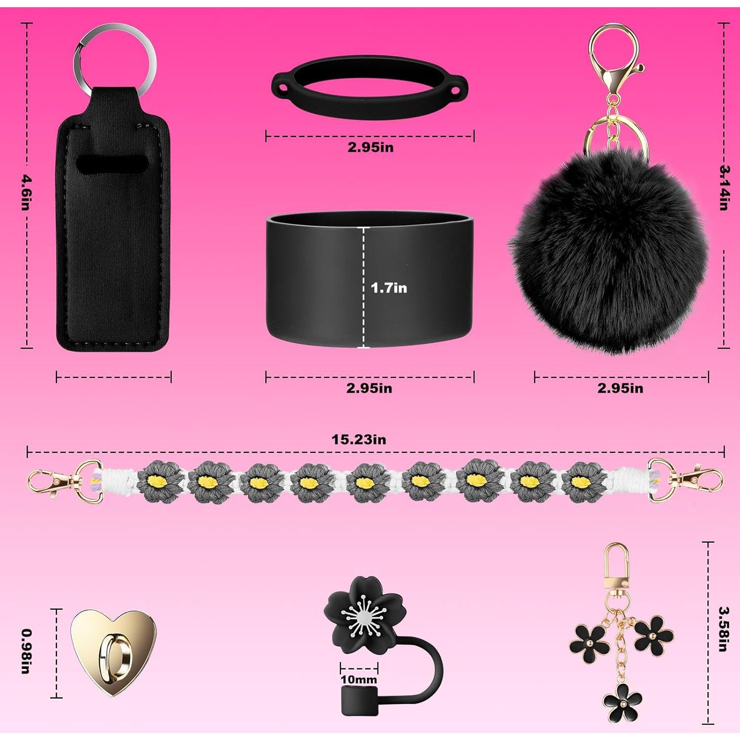 Accesorios para Taza Stanley Mity Rain - 8 Piezas, Negro