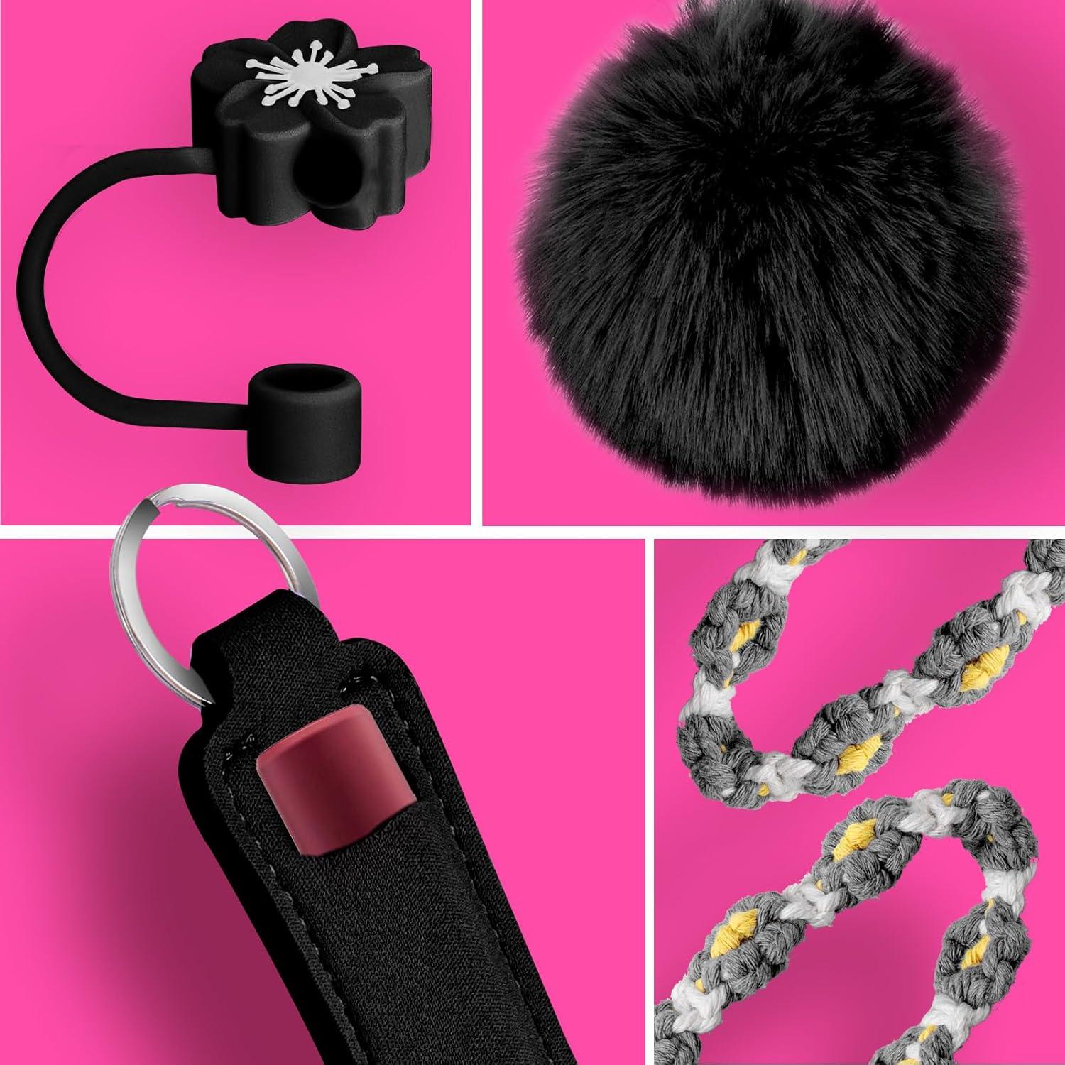 Accesorios para Taza Stanley Mity Rain - 8 Piezas, Negro