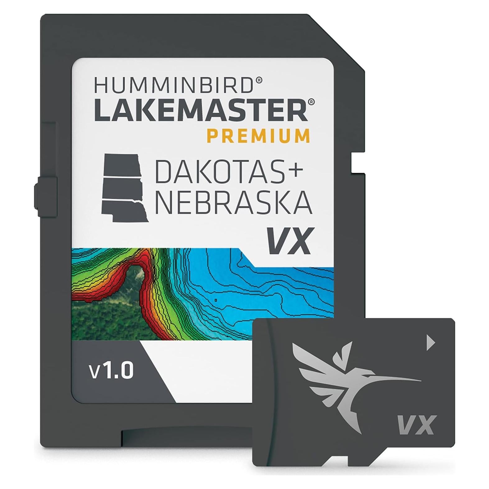 Tarjeta SD Humminbird LakeMaster Premium Dakotas Nebraska