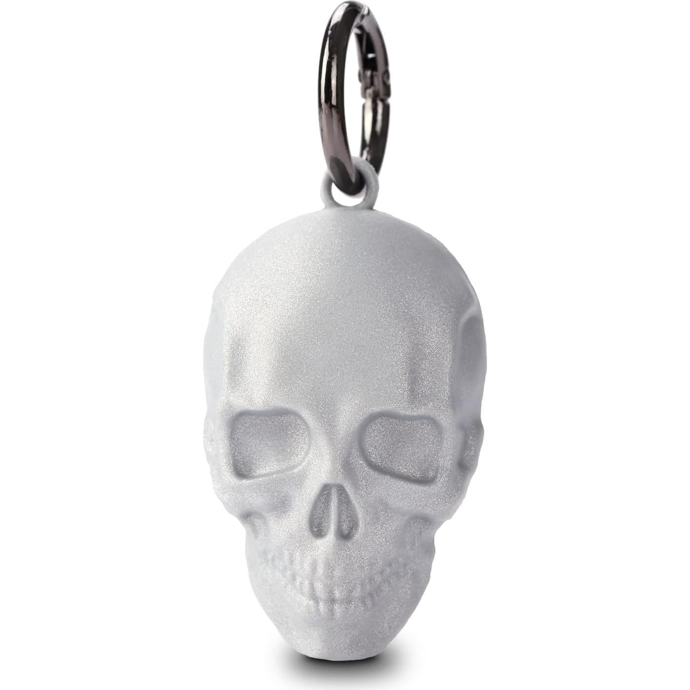 Funda Protectora GOLLEY para AirTag 2022 - Esqueleto Plateado