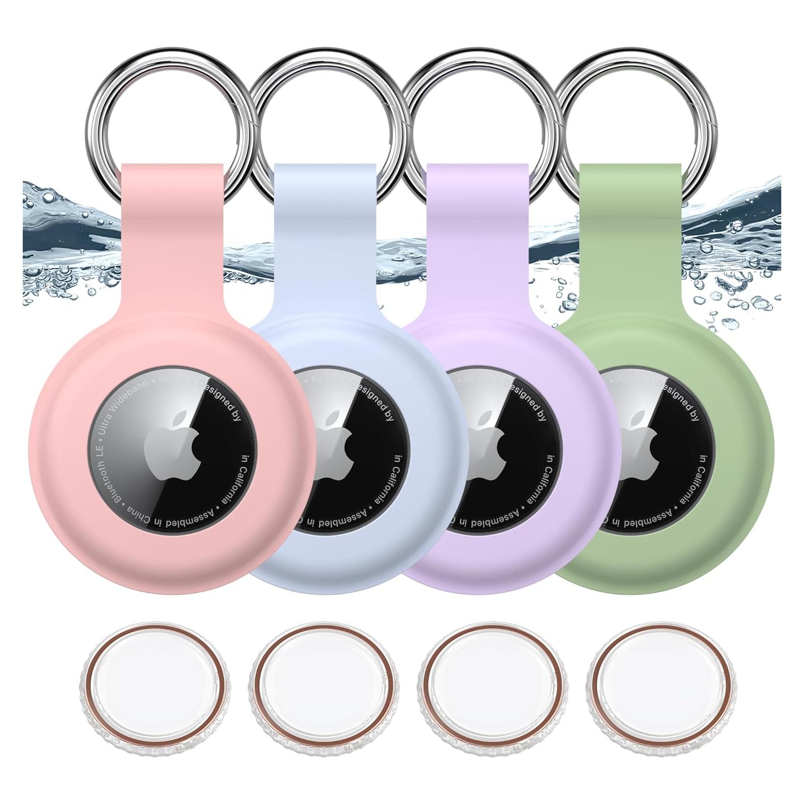 Paquete de 4 Fundas Impermeables para AirTag Apple - AK
