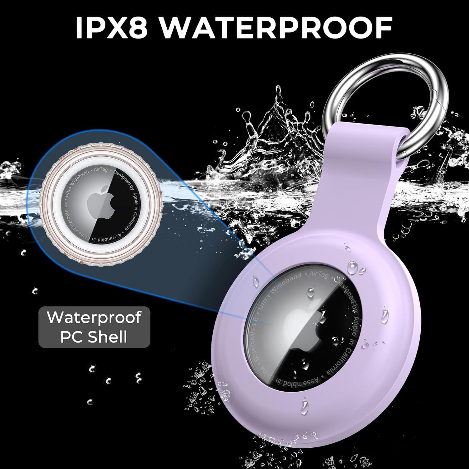 Paquete de 4 Fundas Impermeables para AirTag Apple - AK