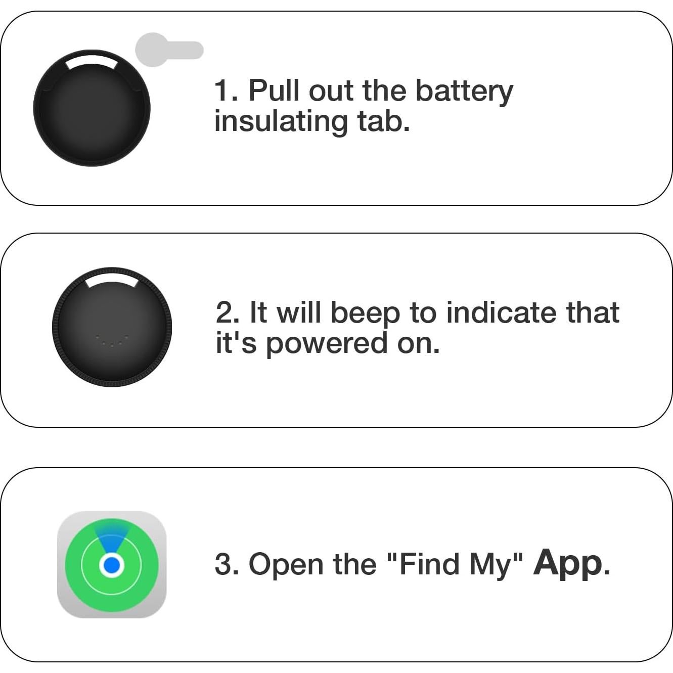 Etiquetas de Seguimiento Air Tracker 4 Unidades para iOS