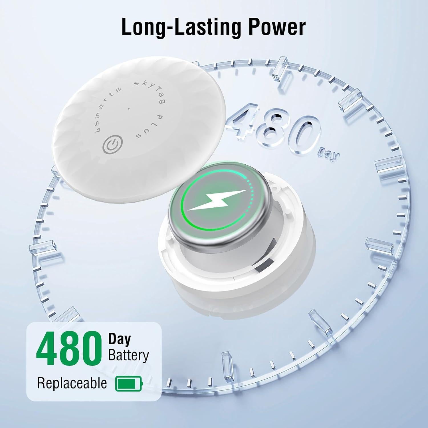 Etiquetas Localizadoras Bluetooth SkyTag Plus - Paquete de 4