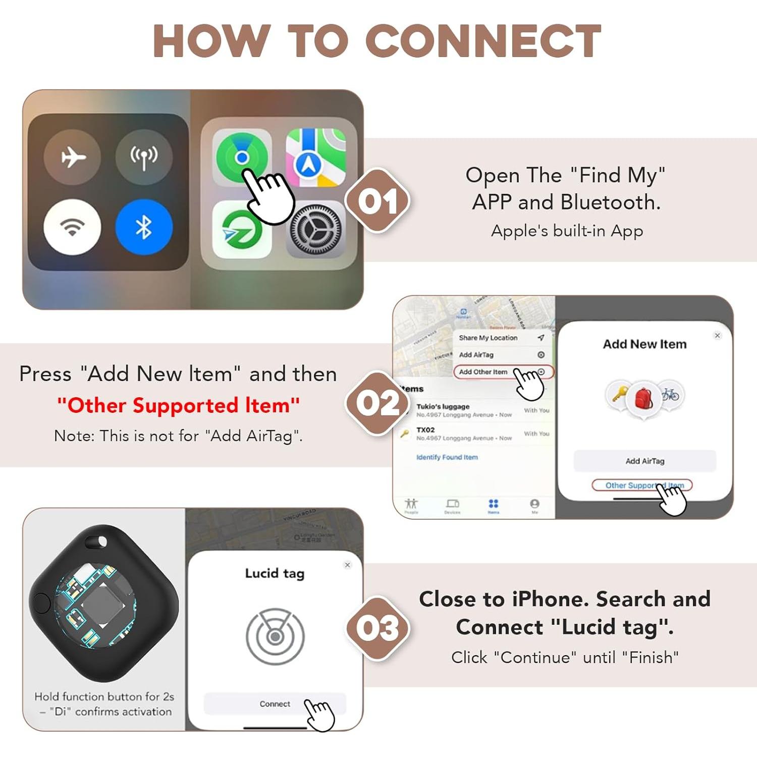 Paquete de 4 Rastreadores GPS Natyos con Batería Reemplazable