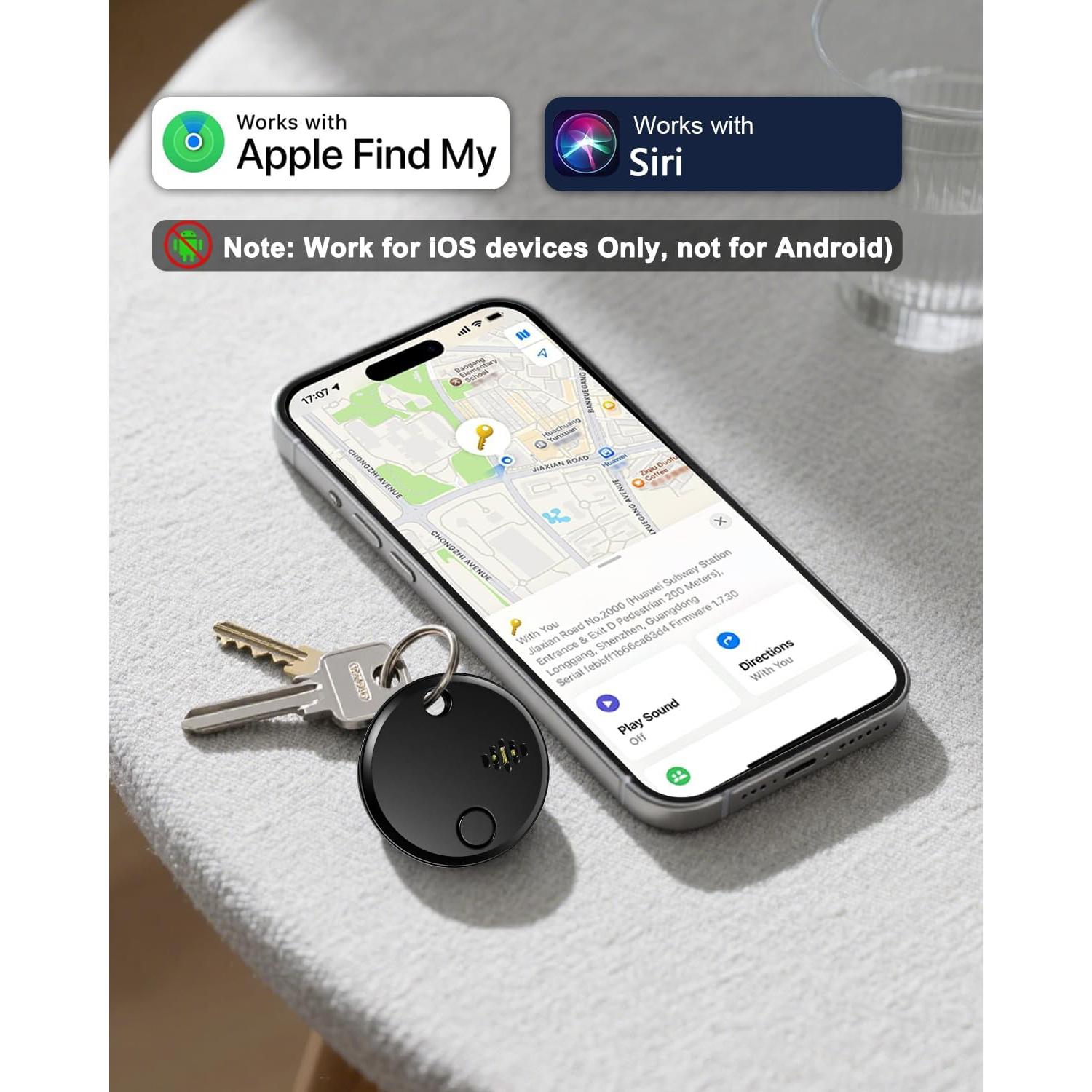 Etiquetas de Seguimiento por Aire DSDFPFG - Paquete de 2 iOS