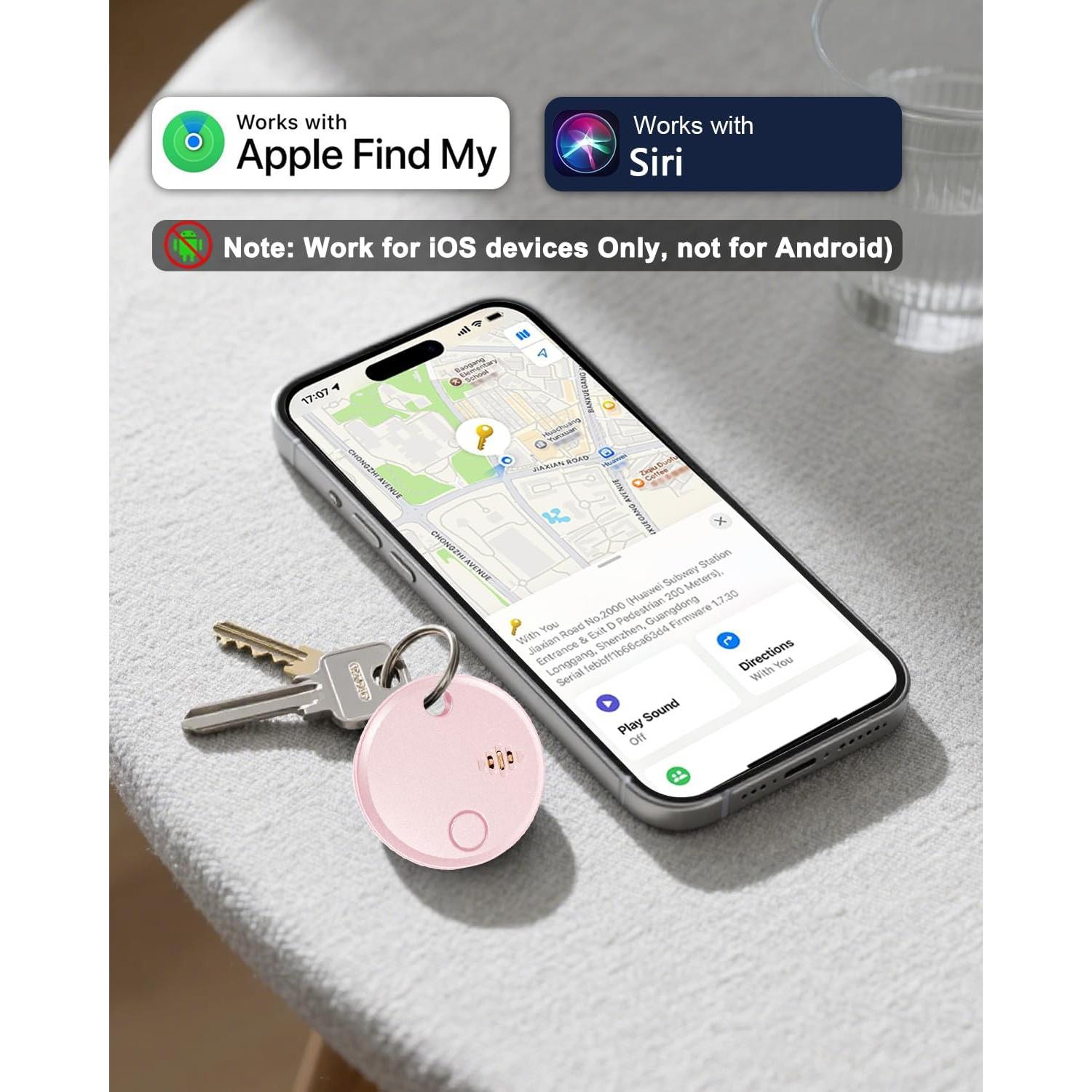 Etiquetas de Seguimiento por Aire DSDFPFG - Paquete de 2 iOS