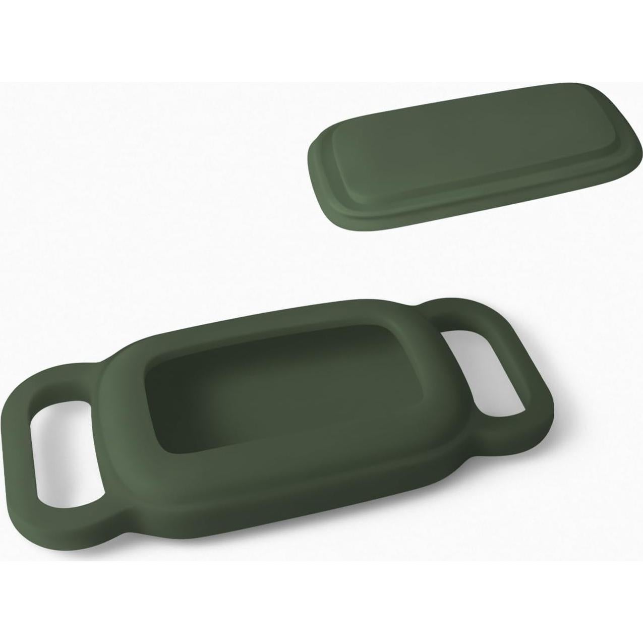 Geiomoo Silicone Case for Tile Pro (2024),(2022) Tracker, Soft Flexible Scratch Resistant Protective Cover with Carabiner (Mint+Emerald Green)