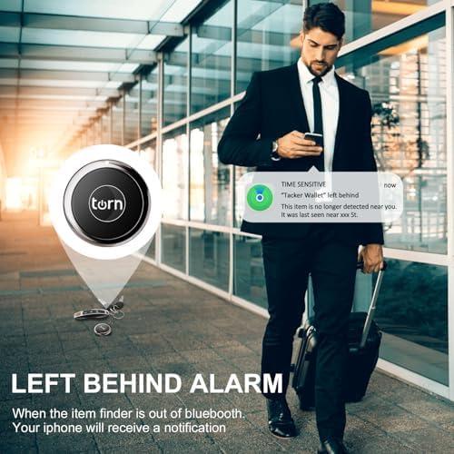 Localizador GPS Bluetooth Air Tag Apple para iOS - Negro