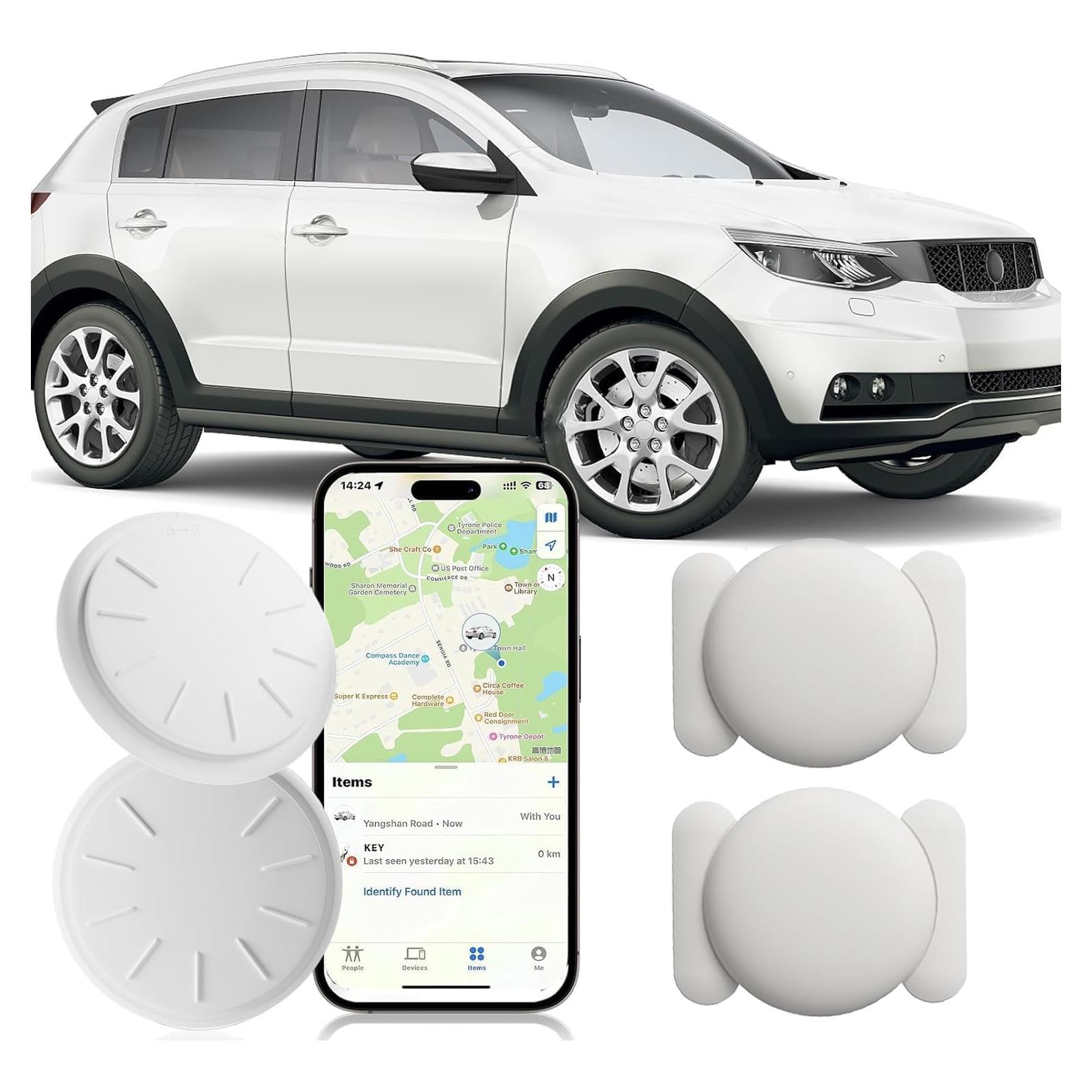 Rastreador GPS para Vehículos Hongtop, Mini, Sin Cuota Mensual, Blanco