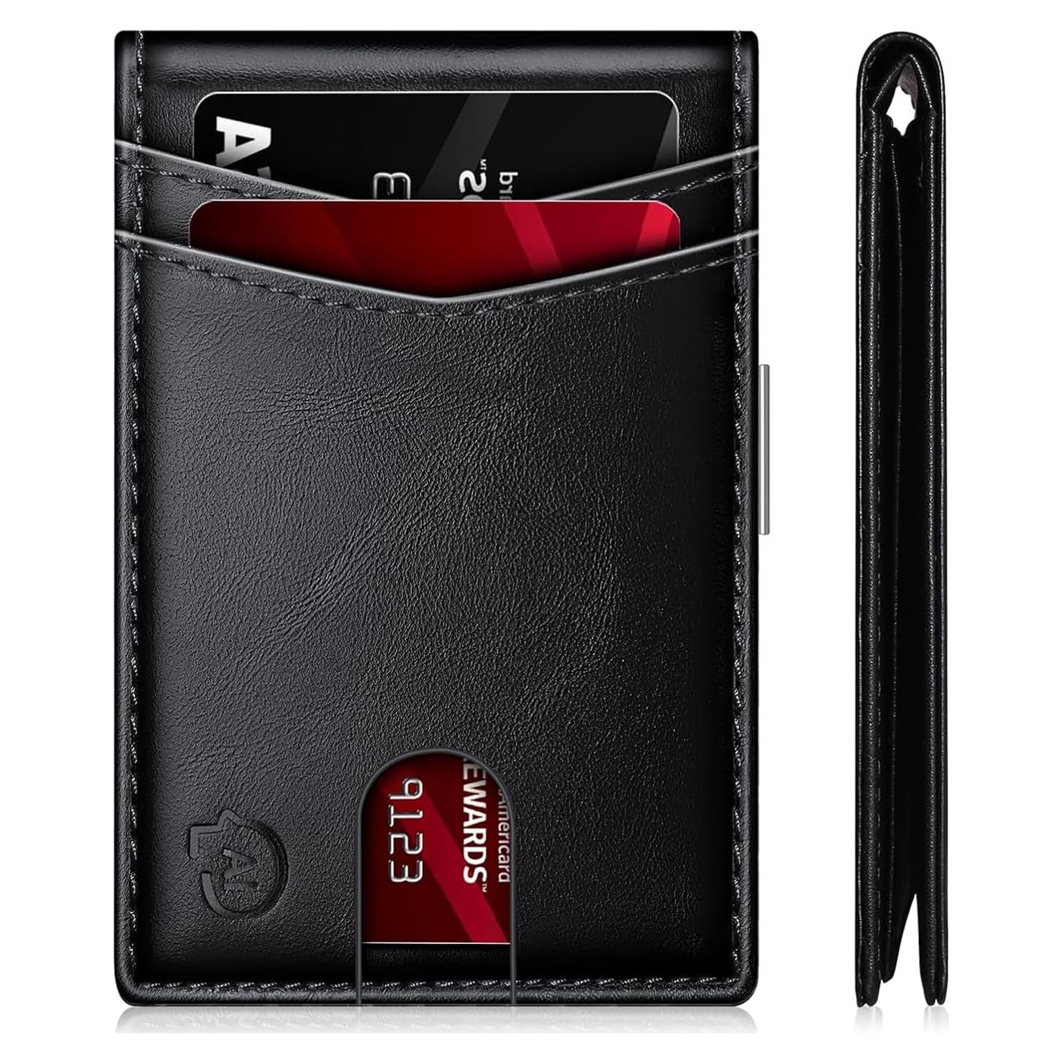 Billetera bifold con rastreador Apple Find My - AI TRACKTAG