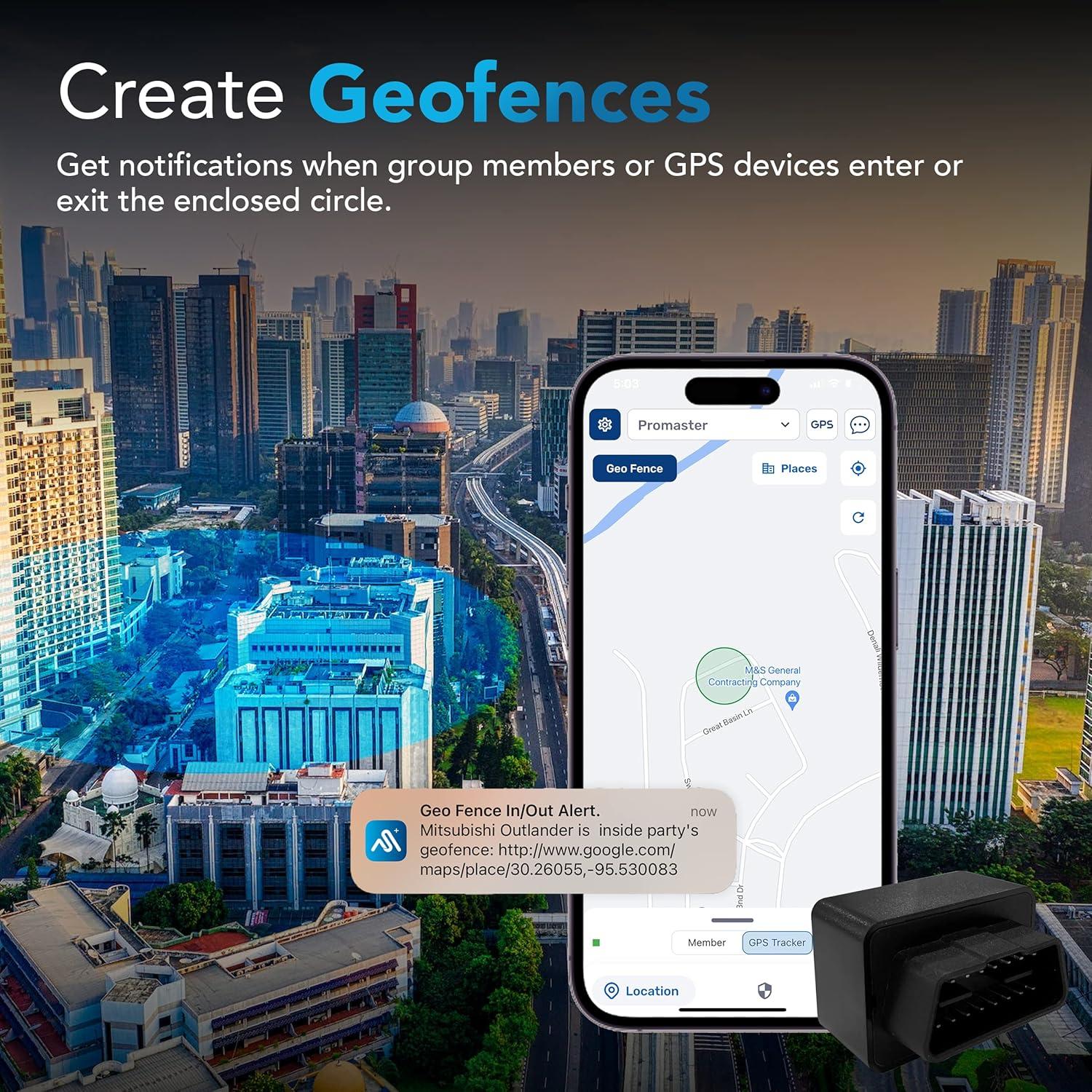 Rastreador GPS AutoSky OBDII 4G LTE AVT-210 para Vehículos